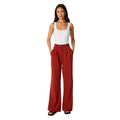 Rust - Side - Principles Womens-Ladies High Waist Wide Leg Trousers