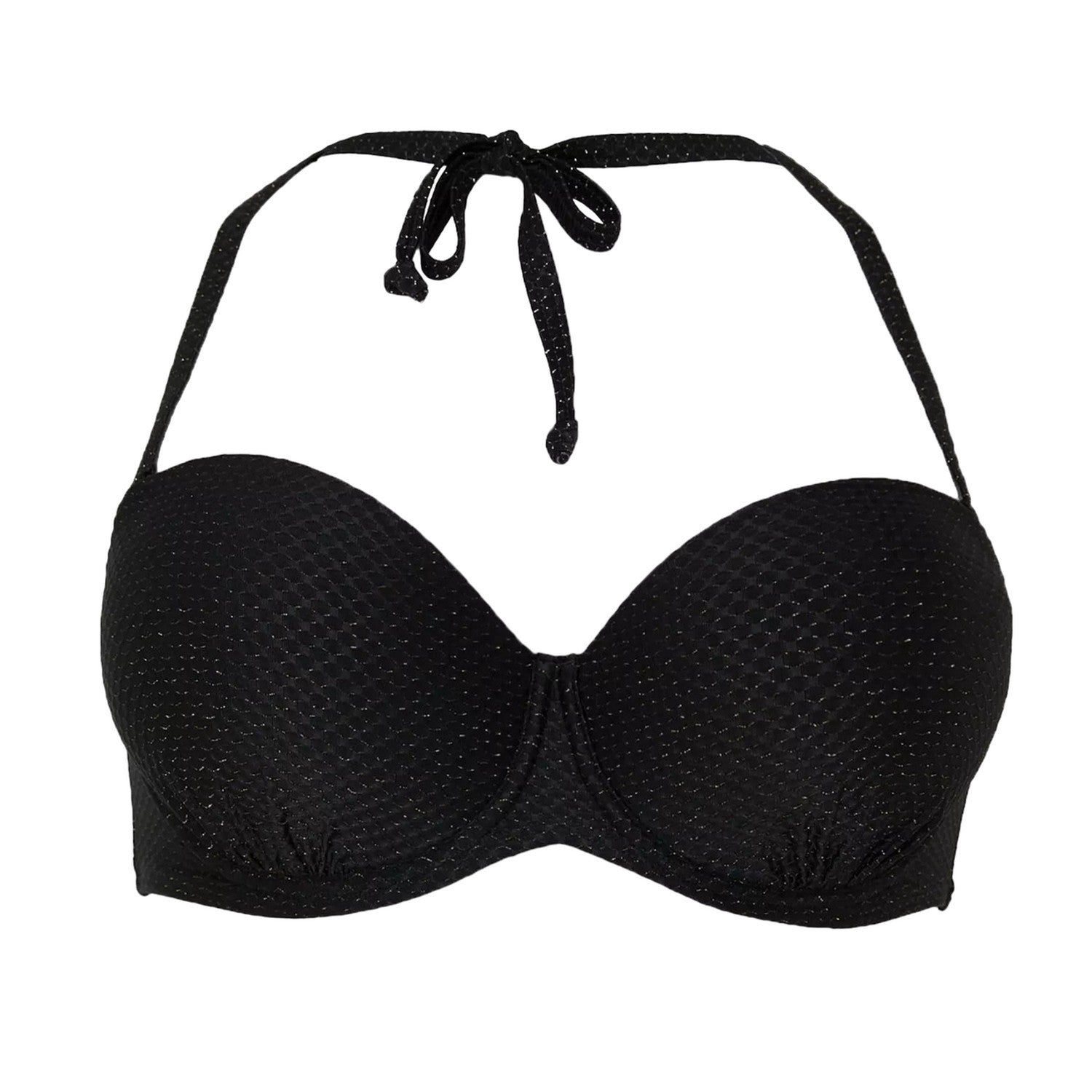 Monochrome - Front - Gorgeous Womens-Ladies Padded Strapless Bikini Top