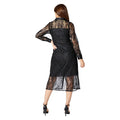 Black - Back - Principles Womens-Ladies Lace Shirt Dress