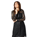 Black - Side - Principles Womens-Ladies Lace Shirt Dress