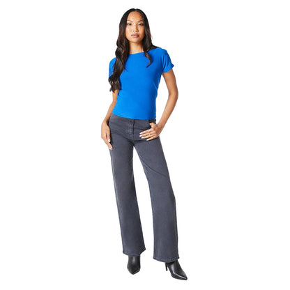 Cobalt - Side - Principles Womens-Ladies Plain Soft Touch Top