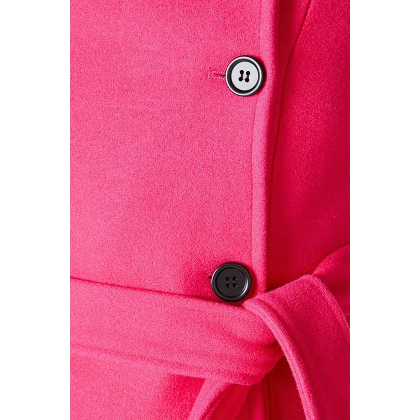 Pink - Lifestyle - Principles Womens-Ladies Asymmetric Wrap Coat