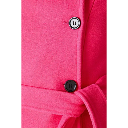 Pink - Lifestyle - Principles Womens-Ladies Asymmetric Wrap Coat