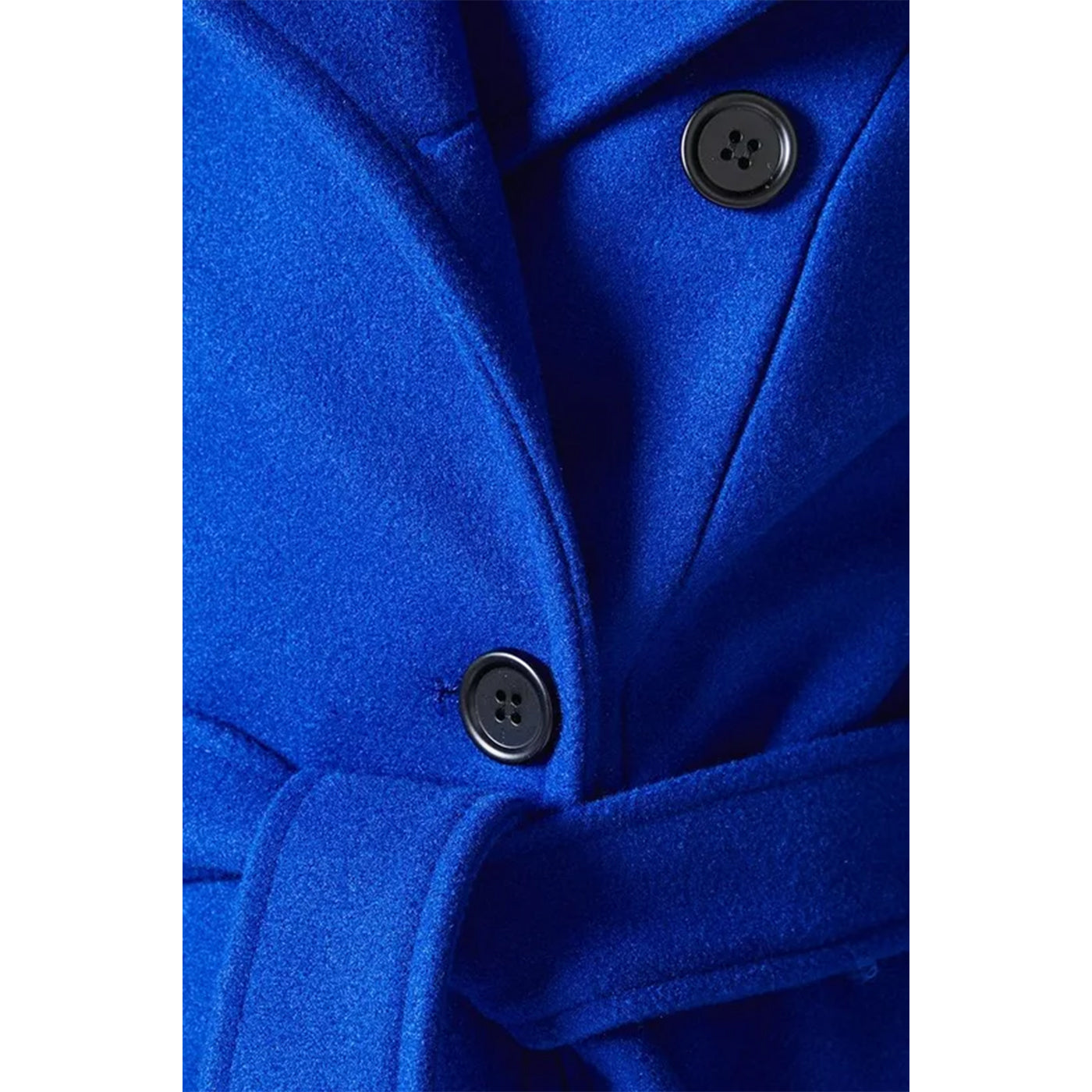 Cobalt - Lifestyle - Principles Womens-Ladies Asymmetric Wrap Coat