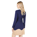 Navy - Back - Principles Womens-Ladies Ponte Contrast Hem Shift Dress