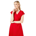 Red - Side - Principles Womens-Ladies Twist Wrap Dress