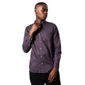 Purple - Front - Maine Mens Geometric Pattern Foulard Long-Sleeved Shirt