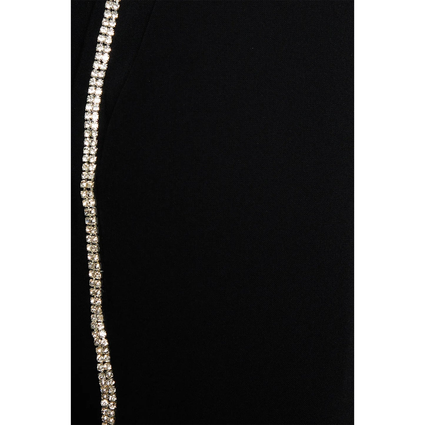 Black - Side - Principles Womens-Ladies Diamond Trim Tapered Trousers