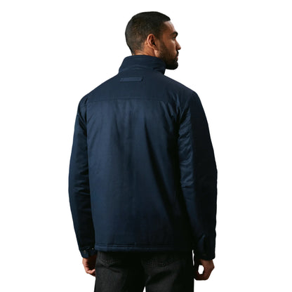 Navy - Back - Maine Mens Four Pocket Wadded Jacket