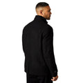 Black - Back - Maine Mens Wool Blend Funnel Neck Jacket