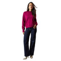 Berry - Side - Principles Womens-Ladies High-Neck Jumper