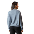 Grey - Back - Principles Womens-Ladies High-Neck Jumper