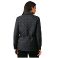 Black - Back - Principles Womens-Ladies Quilted Waist Detail Jacket