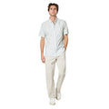 Khaki - Side - Maine Mens Slub Poplin Short-Sleeved Shirt