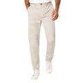 Natural - Front - Maine Mens Slim Chinos