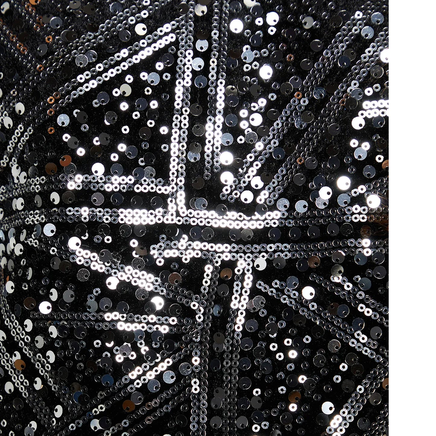 Silver - Side - Principles Womens-Ladies Sequin Top