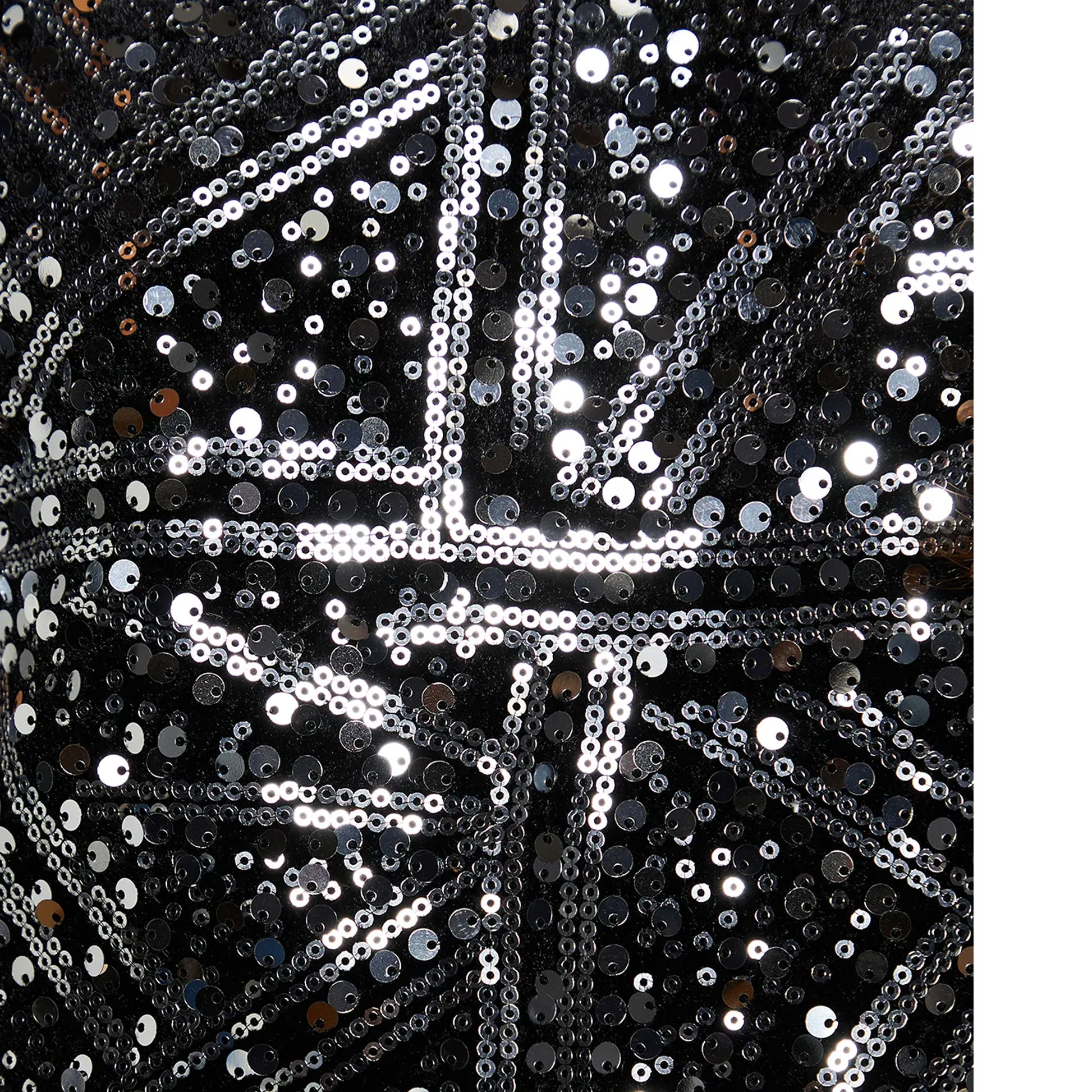 Silver - Side - Principles Womens-Ladies Sequin Top