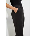 Black - Side - Dorothy Perkins Womens-Ladies Tall Ankle Grazer Trousers