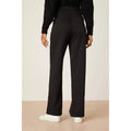 Black - Back - Dorothy Perkins Womens-Ladies Straight Leg Trousers