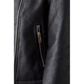 Black - Side - Dorothy Perkins Womens-Ladies Faux Leather Plus Biker Jacket
