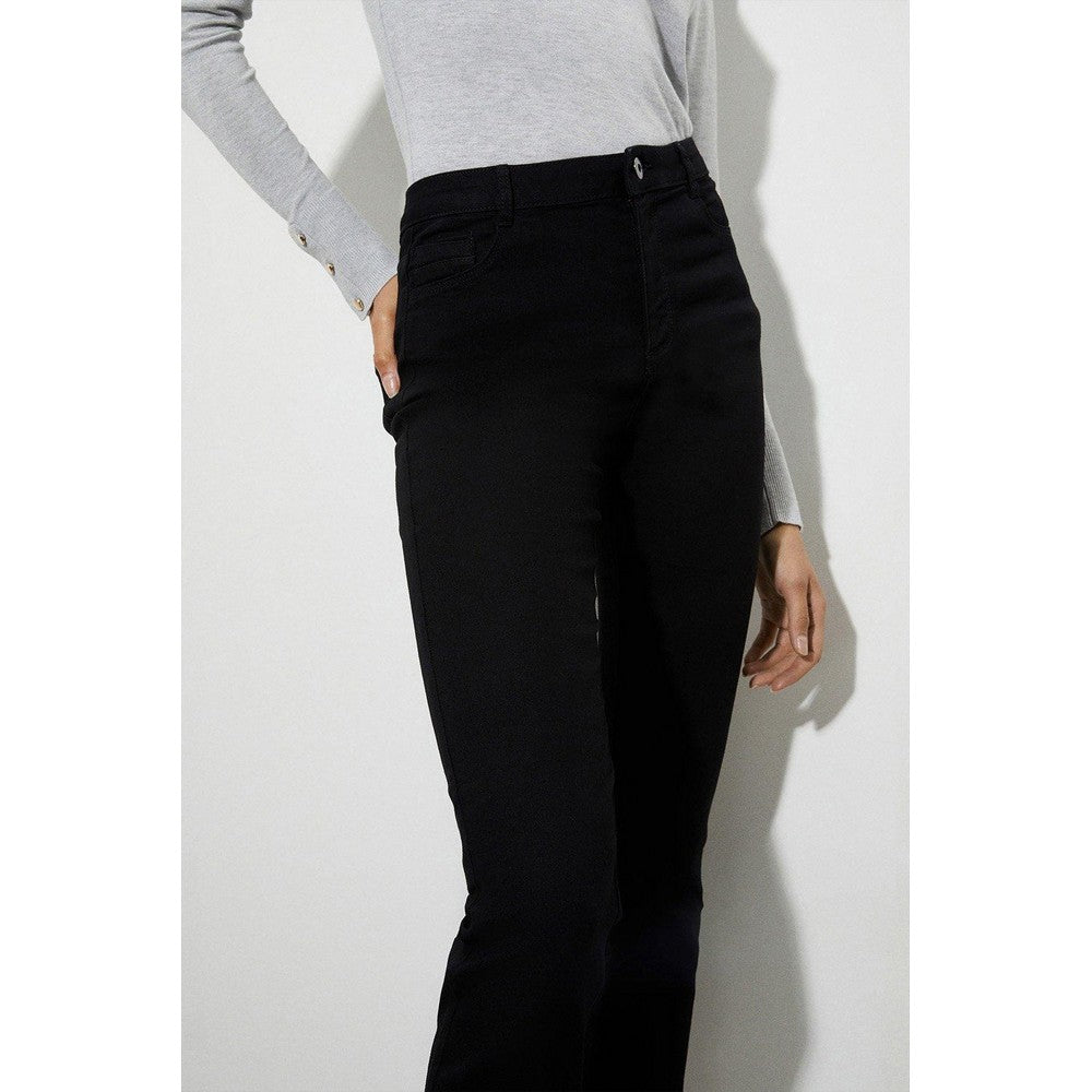 Black - Side - Dorothy Perkins Womens-Ladies Ellis Tall and Slim Jeans