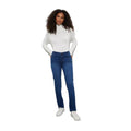 Mid Wash - Front - Dorothy Perkins Womens-Ladies Ellis Slim Jeans