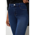 Blue - Side - Dorothy Perkins Womens-Ladies Ellis Slim Jeans