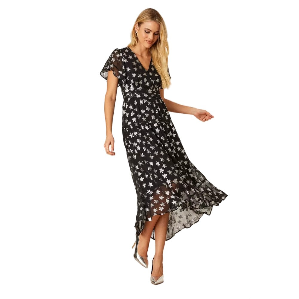 Dorothy Perkins Womens/Ladies Star Jacquard Midi Dress – Universal Textiles