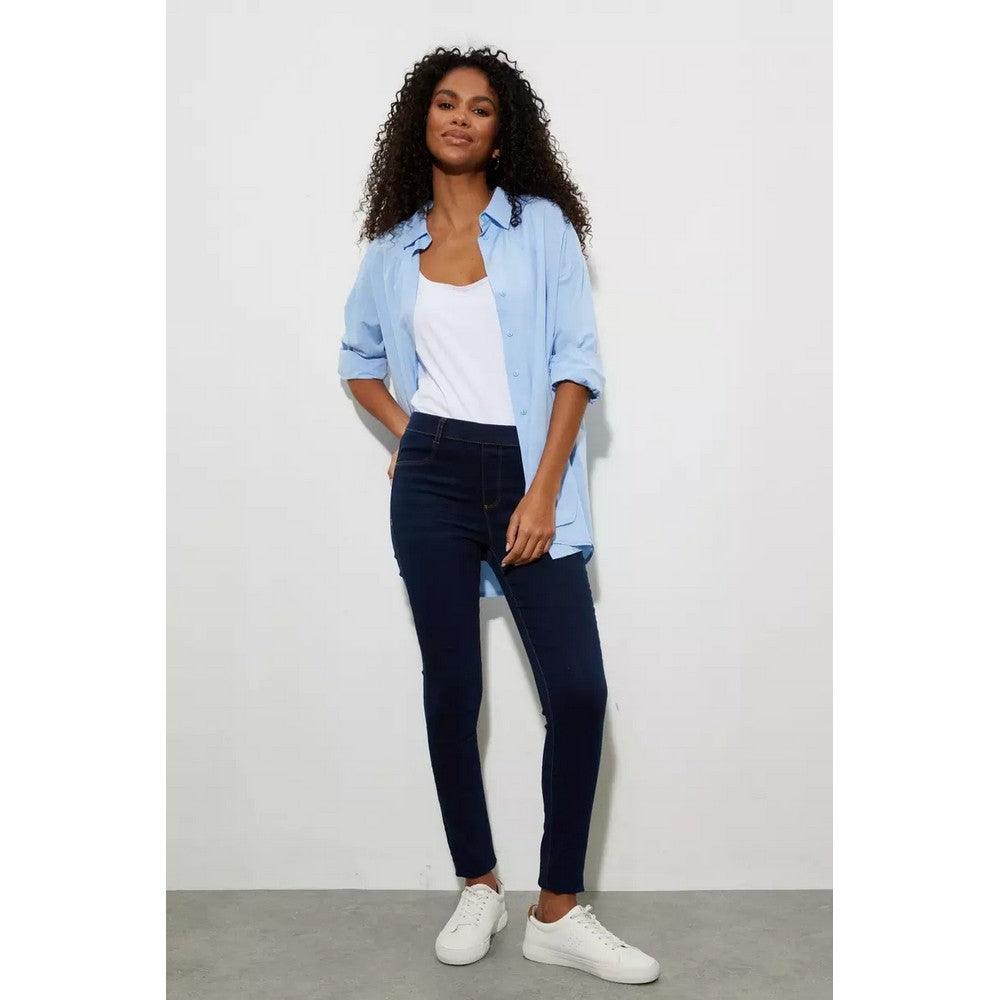 Indigo - Lifestyle - Dorothy Perkins Womens-Ladies Premium Eden Skinny Jeggings