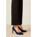Navy - Lifestyle - Dorothy Perkins Womens-Ladies Dover Matte Round Toe Wide Court Shoes