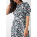 Multicoloured - Lifestyle - Dorothy Perkins Womens-Ladies Floral Shirred Cuff Midi Dress