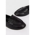 Black - Back - Dorothy Perkins Womens-Ladies Lana Penny Strap Wide Loafers