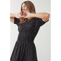 Monochrome - Lifestyle - Dorothy Perkins Womens-Ladies Spotted Shirred Waist Midi Dress