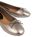 Silver - Side - Dorothy Perkins Womens-Ladies Phoebe Bow Flat Ballet Shoes