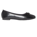 Black - Back - Dorothy Perkins Womens-Ladies Phoebe Bow Flat Ballet Shoes