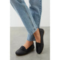 Black - Lifestyle - Good For The Sole Womens-Ladies Nessa Leather Loafers