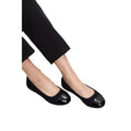 Black - Lifestyle - Good For The Sole Womens-Ladies Tilly Extra Wide Pumps