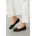 Black - Lifestyle - Dorothy Perkins Womens-Ladies Promise Woven Flat Ballet Shoes