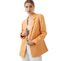 Apricot - Front - Dorothy Perkins Womens-Ladies Turned Up Cuff Blazer