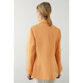 Apricot - Back - Dorothy Perkins Womens-Ladies Turned Up Cuff Blazer