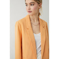 Apricot - Side - Dorothy Perkins Womens-Ladies Turned Up Cuff Blazer