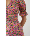 Multicoloured - Lifestyle - Dorothy Perkins Womens-Ladies Floral Button Detail Mini Dress