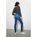 Mid Wash - Back - Dorothy Perkins Womens-Ladies Frankie Tall Skinny Jeans