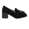 Natural Black - Back - Dorothy Perkins Womens-Ladies Lena Block Heel Loafers