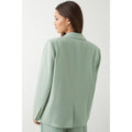 Sage - Back - Dorothy Perkins Womens-Ladies Petite Straight Blazer