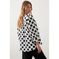 Monochrome - Back - Dorothy Perkins Womens-Ladies Spotted Overhead Top