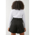 Black - Back - Dorothy Perkins Womens-Ladies Poplin Shorts