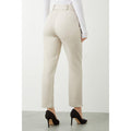 Stone - Back - Dorothy Perkins Womens-Ladies Belted High Waist Slim Trousers