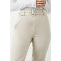 Stone - Side - Dorothy Perkins Womens-Ladies Belted High Waist Slim Trousers