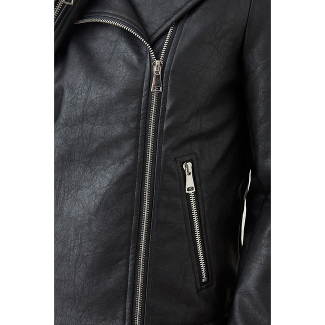 Dorothy Perkins Womens Ladies Faux Leather Tall Biker Jacket Discounts on great Brands